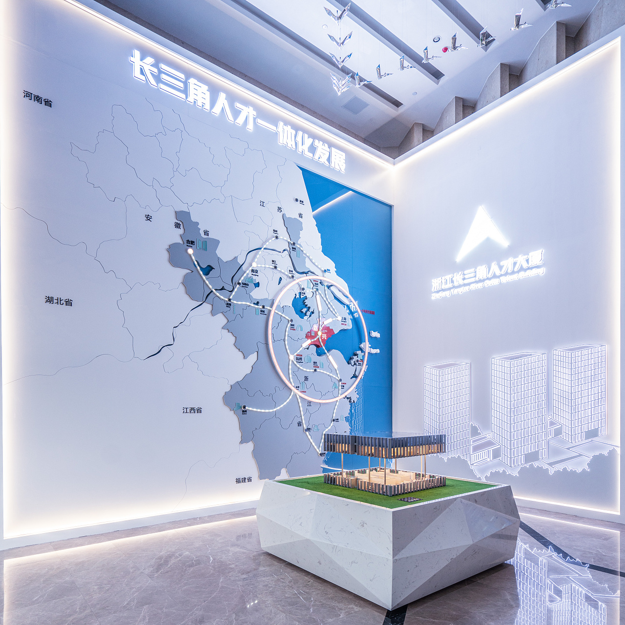 展览设计公司旅游集散中心效果图设计图